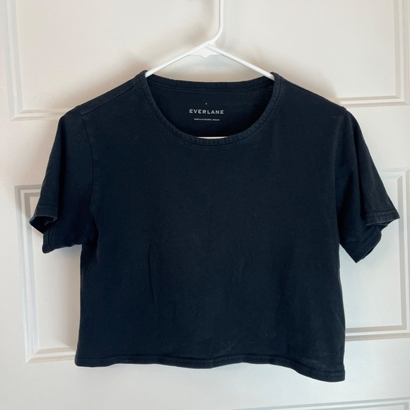 Everlane The Cotton Crop Black Size Small - Picture 2 of 14